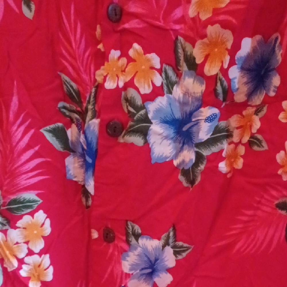 Tropical Floral Kids Short Sleeve Shirt